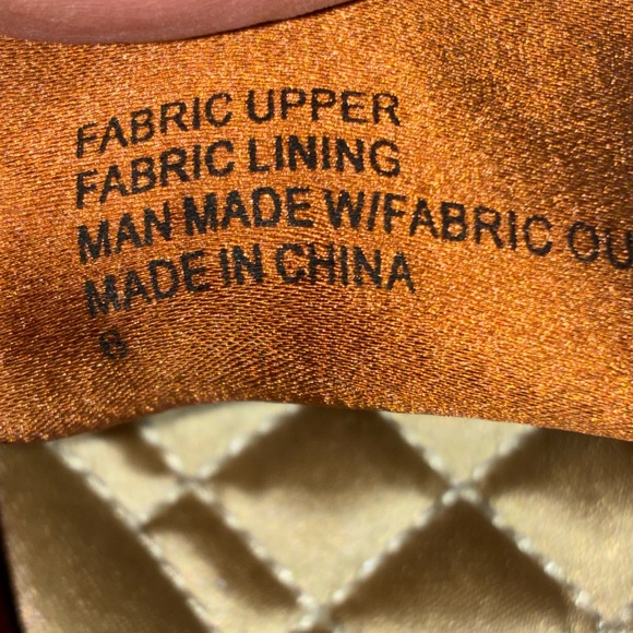 Birdies The Starling Flats in Amber Velvet Shoes - Picture 9 of 9